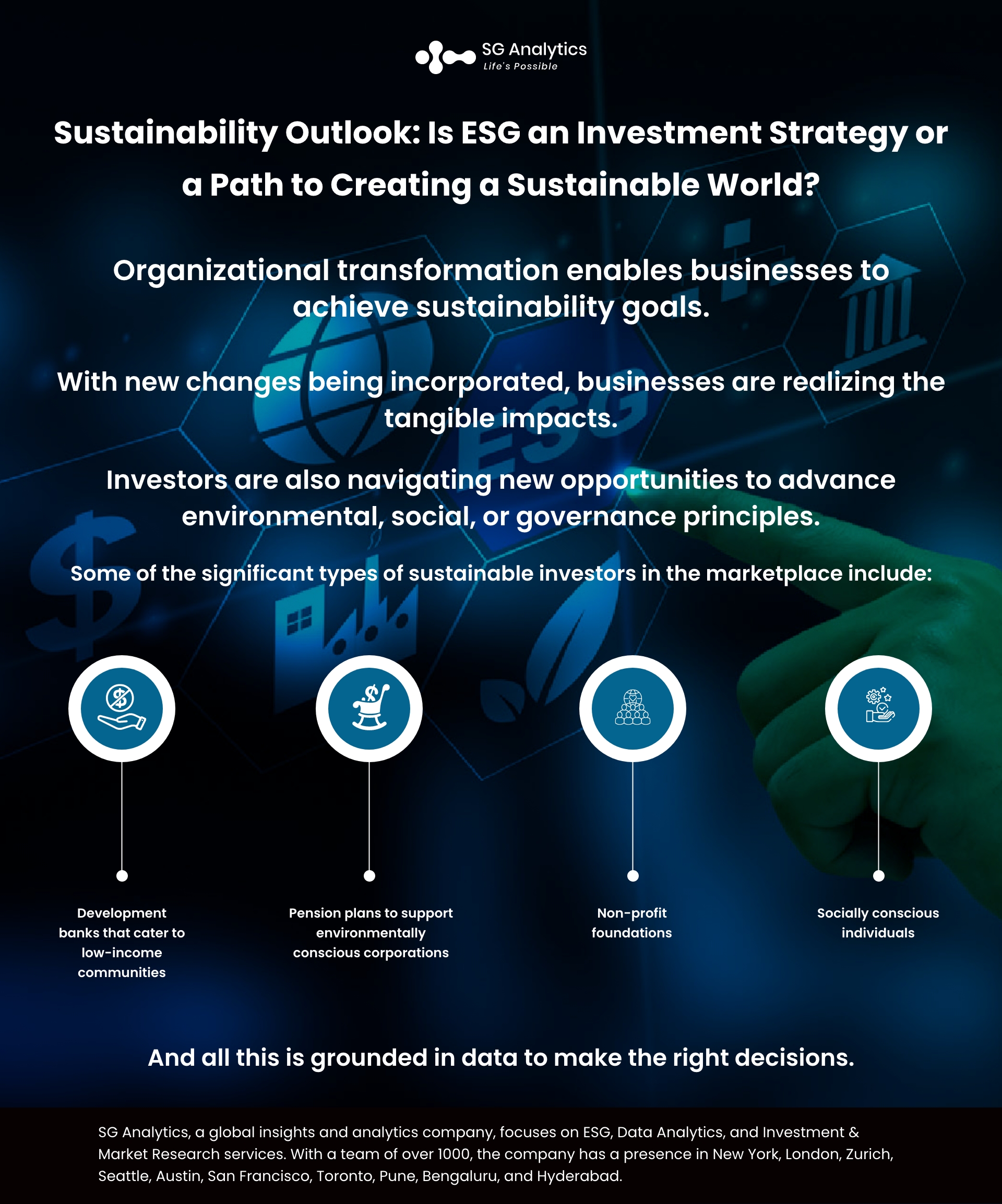 ESG: An Investment Strategy Or A Path To Creating A Sustainable World